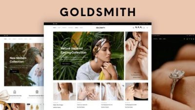 GoldSmith Nulled Jewelry Store WooCommerce Elementor Theme Free Download