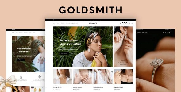 GoldSmith Nulled Jewelry Store WooCommerce Elementor Theme Free Download