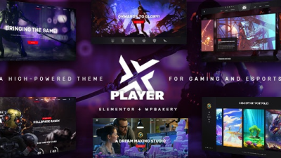 PlayerX v2.1 Gaming and eSports Theme