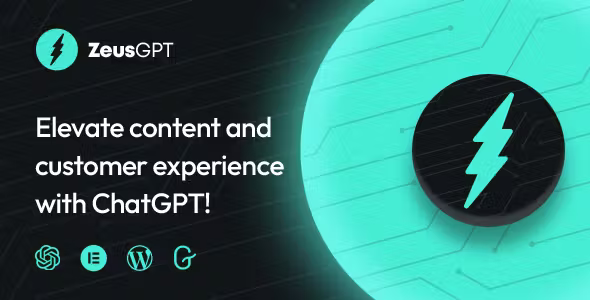 ZeusGPT (v1.3.1) WordPress Plugin powered by ChatGPT