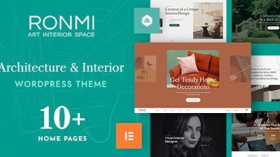 Ronmi Nulled Architecture and Interior Design WordPress Theme Free Download