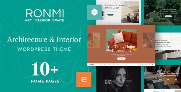 Ronmi Nulled Architecture and Interior Design WordPress Theme Free Download