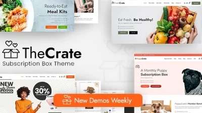 TheCrate v1.5 – WooCommerce Subscription Box Theme #