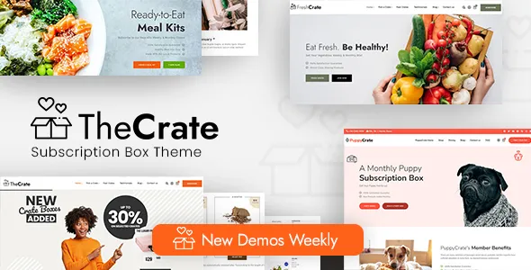 TheCrate v1.5 – WooCommerce Subscription Box Theme #