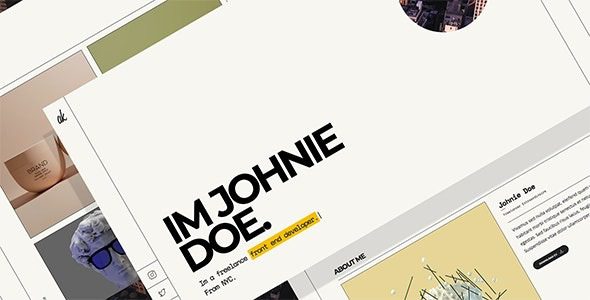 Akordian v1.0 Portfolio Personal WordPress Theme