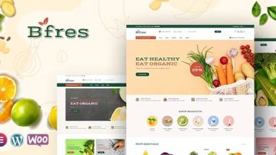 Bfres Organic Food WooCommerce Theme Free Download