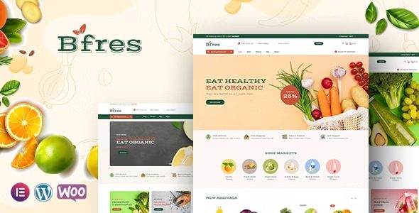 Bfres Organic Food WooCommerce Theme Free Download