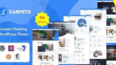 Carpetx Cleaning Services WordPress Theme Free Download