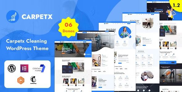 Carpetx Cleaning Services WordPress Theme Free Download