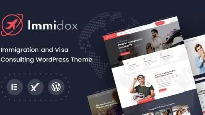 Immidox Immigration WordPress Theme Free Download