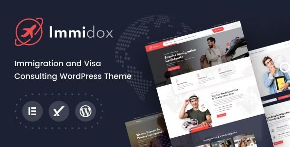 Immidox Immigration WordPress Theme Free Download