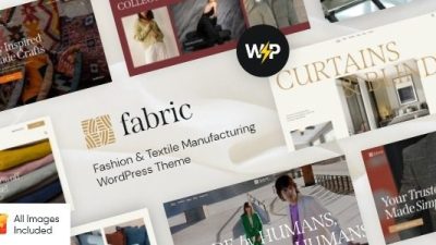 Fabric v1.5.0 Fashion & Textile Manufacturing WordPress Theme