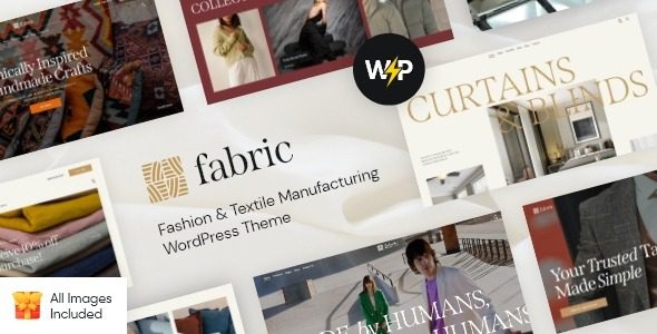 Fabric v1.5.0 Fashion & Textile Manufacturing WordPress Theme