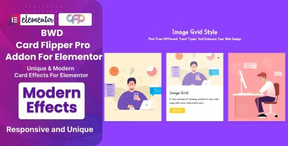BWD Card Flipper Pro Addon For Elementor Free Download