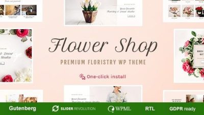 Flower Shop v1.2.0 Decoration Store and Floristic WordPress Theme