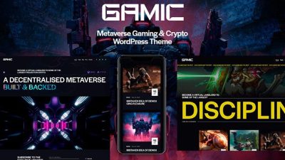 Fixed* Gamic v1.3.0 Metaverse Gaming & Crypto WordPress Theme