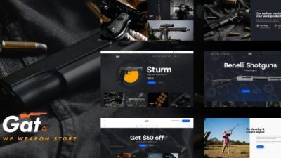Gat v1.8.0 Gun & Weapon Store WordPress Theme