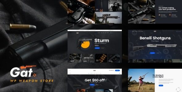Gat v1.8.0 Gun & Weapon Store WordPress Theme