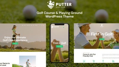 Putter v1.7.0 Golf Course & Playing Ground WordPress Theme