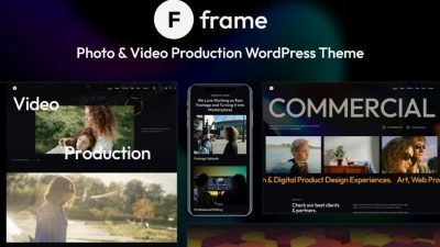 Frame v1.2.0 Photo & Video Production WordPress Theme