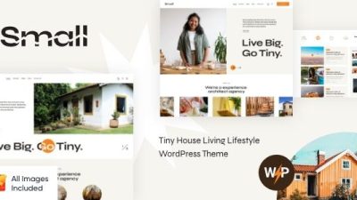 Small v1.3.0 Tiny House Living Lifestyle WordPress Theme