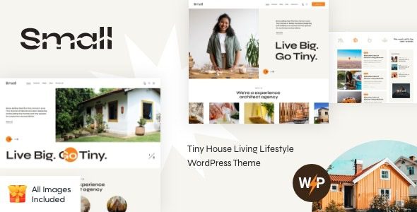 Small v1.3.0 Tiny House Living Lifestyle WordPress Theme