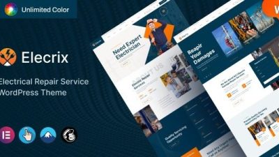Elecrix v1.0.2 Electrical Repair Services WordPress Theme