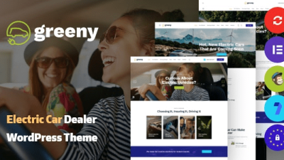 Greeny v1.7.1 Electric Car Dealership WordPress Theme