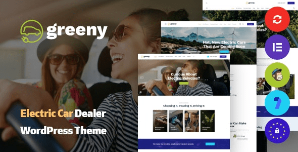 Greeny v1.7.1 Electric Car Dealership WordPress Theme