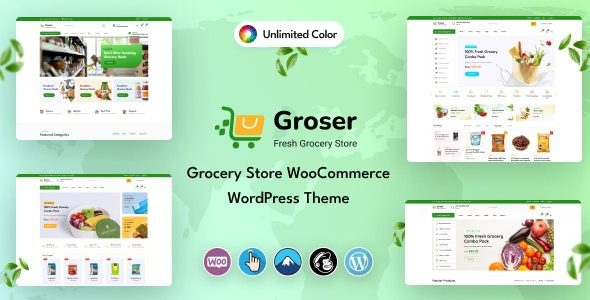 Groser v1.0.2 Grocery Store WooCommerce