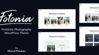 Fotonia - Portfolio Photography Theme for WordPress Nulled