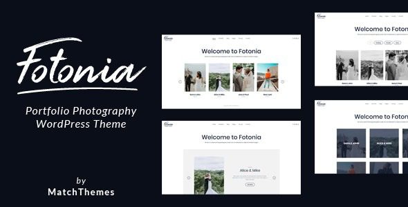 Fotonia - Portfolio Photography Theme for WordPress Nulled
