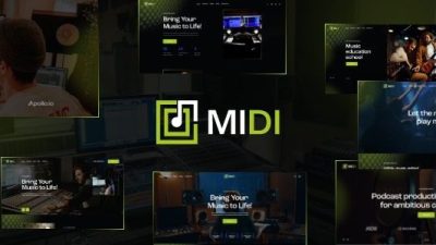 Midi Nulled Sound & Music Production WordPress Theme Free Download