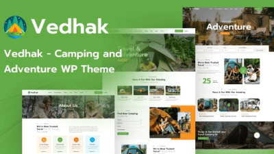 Vedhak v1.0.1 Camping and Adventure WordPress Theme