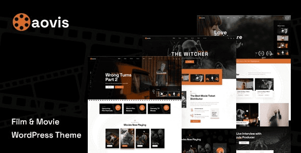 Aovis v1.0.2 Booking Movie Tickets WordPress Theme