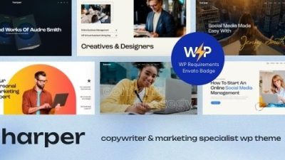 Harper v1.2.0 Copywriter & Marketing Specialist WordPress Theme