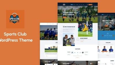 SpoClub v1.0.4 Sports Club WordPress Theme