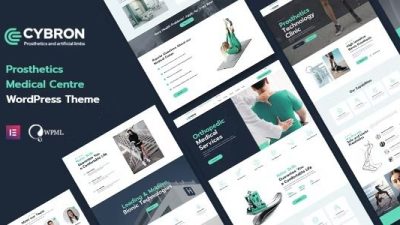 Cybron Prosthetics Medical Center WordPress Theme Free Download