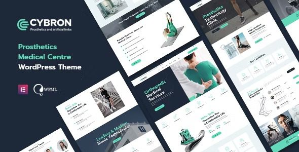 Cybron Prosthetics Medical Center WordPress Theme Free Download