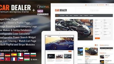 Car Dealership Automotive WordPress Theme v1.6.0 Responsive