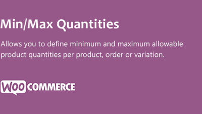 WooCommerce Min/Max Quantities v4.1.0