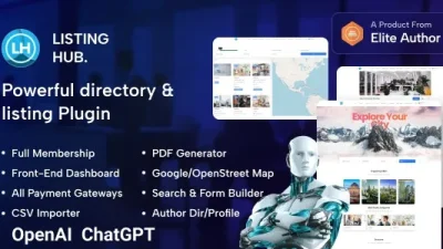 ListingHub (v1.1.3) WordPress Business Directory Listing Plugin