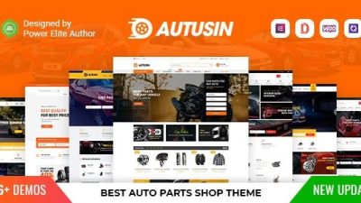 Autusin (v2.6.0) Auto Parts & Car Accessories Shop Elementor WooCommerce WordPress Theme