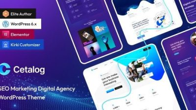 Cetalog v1.0.4 Marketing & SEO Agency WordPress Theme