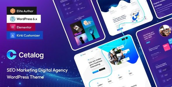 Cetalog v1.0.4 Marketing & SEO Agency WordPress Theme