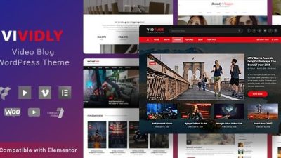 Vividly v1.5.4 Video Blog WordPress Theme