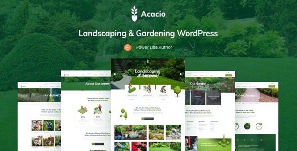 Acacio v1.1.2 Landscape & Gardening By fox-themes