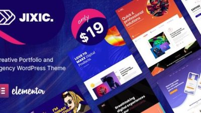 Jixic v1.6 Portfolio & Agency WordPress Theme