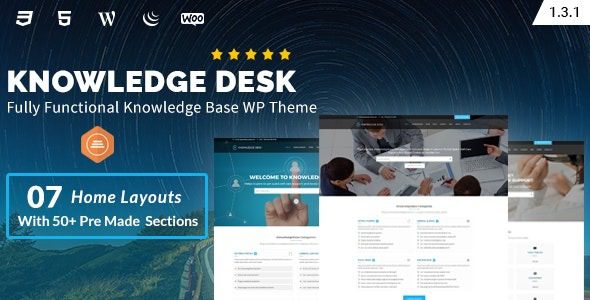 Knowledgedesk v1.3.8 Knowledge Base WordPress Theme