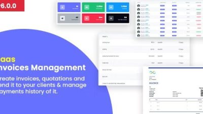 Invoice SaaS Management System Invoices SaaS Billing Management Laravel Invoice Management Free Download